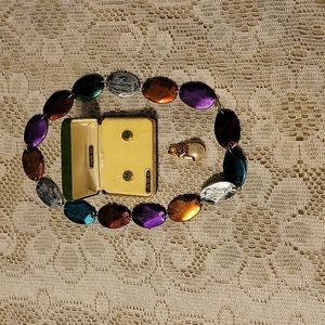 Vintage Jade 12k Gold Filled Earrings with Bonuses